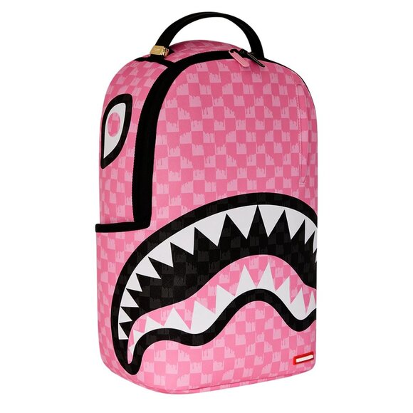 Sprayground Pink Paradise Drip Backpack🔥New Black Bookbag Large School Bag - Picture 2 of 10